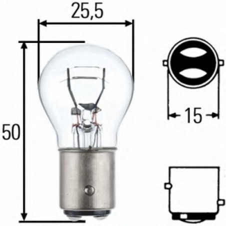 LAMP.24-21/5 2 FILAMENTI