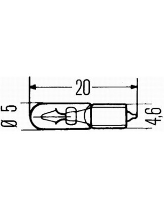 W2,3W 12V 2,3W STANDARD