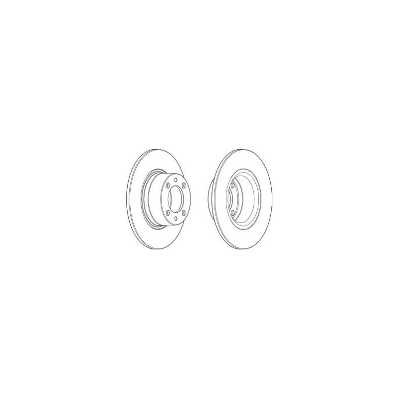 DISCO FRENO ANT MERCEDES A CLASS 1.6 (VENTED)98 -  