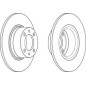 DISCO FRENO ANT MERCEDES A CLASS 1.6 (VENTED)98 -  