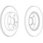 DISCO FRENO POST OPEL ASTRA