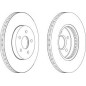 DISCO FRENO ANT FORD MONDEO ALL MODELS 00 -  