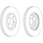 DISCO FRENO ANT FIAT ULYSSEII / SCUDO, LANCIA PHEDRAETC