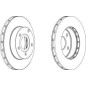DISCO FRENO ANT JEEP GRANDCHEROKEE99 -  