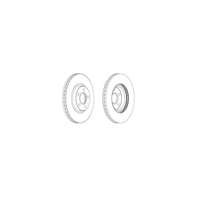 "DISCO FRENO ANT FORD FOCUS C-MAX, MK2 17"", VOLVO S40(II), V50 16"""
