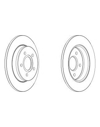DISCO FRENO POST FORD FOCUS C-MAX REAR