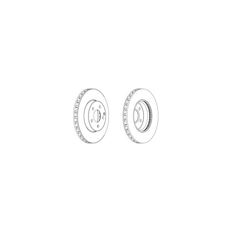 DISCO FRENO ANT MERCEDES E CLASS (W211, S211)