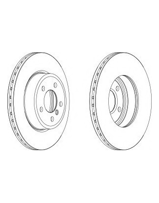 DISCO FRENO ANT BMW X3 04 -