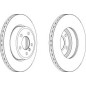 DISCO FRENO ANT BMW X3 04 -