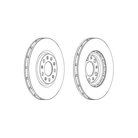 DISCO FRENO ANT ALFA ROMEO 159 - BRERA - SPIDER
