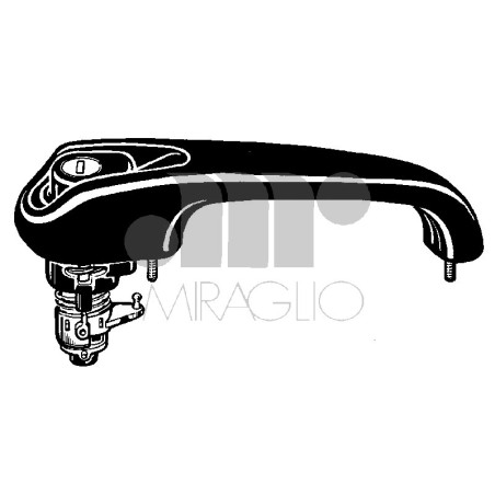 MANIGLIA PORTA EST NUDA ANT DX FIAT TIPO (160) 1988 1993 OEM 181352280