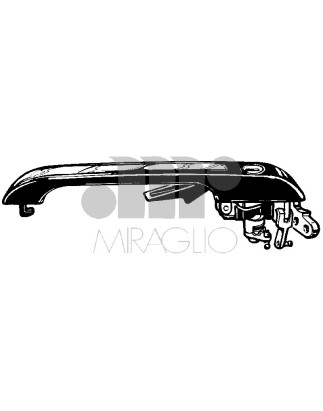 MANIGLIA PORTA EST ANT DX AUDI 100 (443/444/445/446) 1982 1990 OEM 443837206C