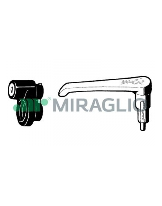 MANIGLIA PORTA EST CON BLOCCHETTO POST FIAT FIORINO (146) 1988 1991