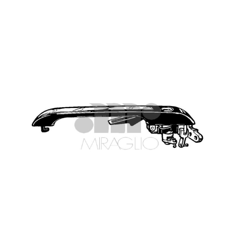 MANIGLIA PORTA EST ANT SX AUDI 80 (8C2/8C5) 1991 1994 OEM 813837205C