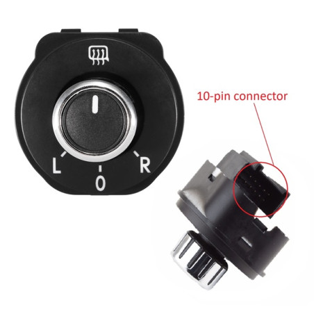 BLOCCO COMANDI RETROVISORI 10 VOLKSWAGEN POLO (6C1) 2014 2017 OEM 6RD959565B