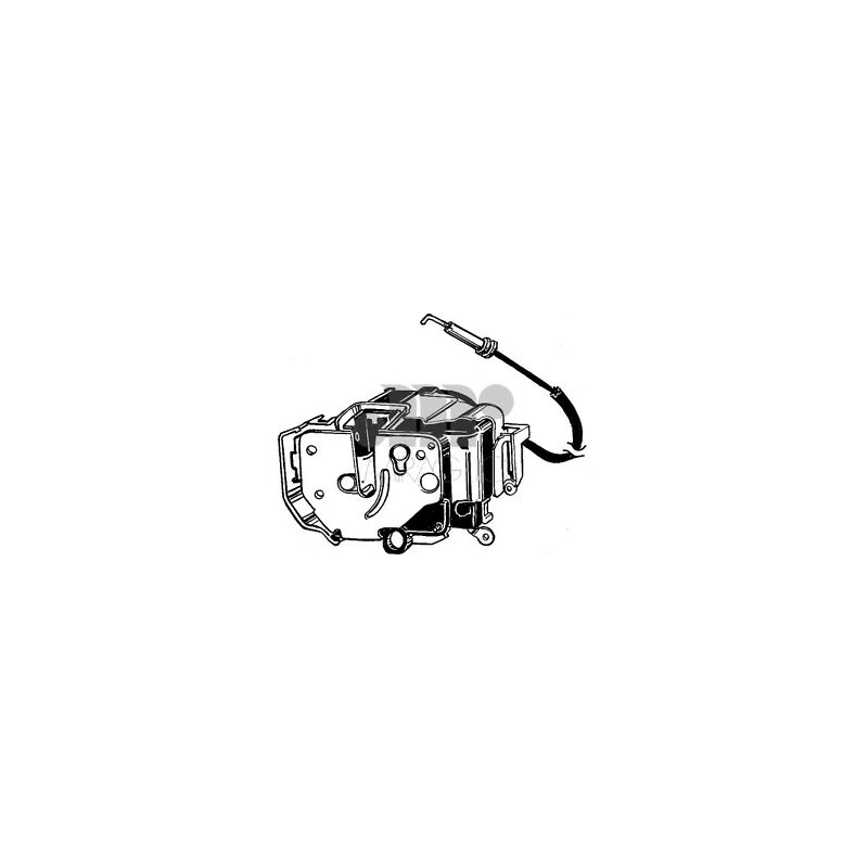 SERRATURA ANT DX SENZA TELECOMANDO FIAT PANDA NEW (312/319) 2012  OEM 51963631
