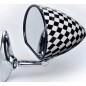 RETROVISORI SCACCHI BIANCO E NERO A VITE OPACA FIAT 500 F / L / R 1965 1975