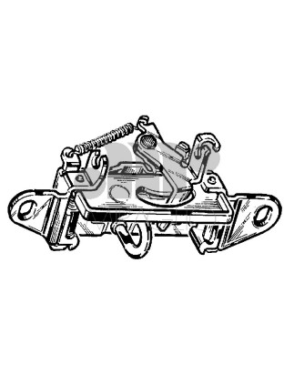 CHIUSURA COFANO SCONTRINO POST FIAT MULTIPLA (186) 1998 2004 OEM 46519127