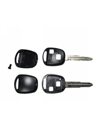 GUSCI PER CHIAVI NERO 2 NO TASTI IN GOMMA TOY41R TOYOTA CAMRY 2002 