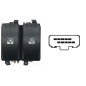BLOCCO COMANDI ALZACRIST. ANT SX 10 2 CON RETROVISORI ELETT RIBALTABILI ELETTRICAMENTE RENAULT ESPACE (JKO/JK1) 2003 2012 OEM 8