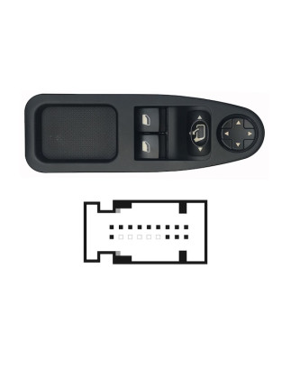 PULSANTIERA ALZACRIST. SX 13 2 CITROEN JUMPY (VF7) 2007 2016 OEM 6554ZH