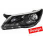 SET PROIETT NERO VW TIGUAN 07