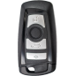 GUSCI PER CHIAVI NERO CON TASTI ARGENTO 4 BMW SERIES 5 (E60/E61) 2003 2010