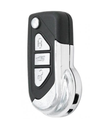 GUSCI PER CHIAVI NERO CON TASTI CROMATI 3 PEUGEOT 306 (7B/N3/N5) 1996 1999