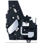 MANIGLIA APRIPORTA INTERNA C/ LEVA CROMATA POST DX CITROEN C5 (DE/DC) 2001 2004 OEM 9143J0