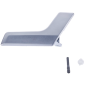 MANIGLIA APRIPORTA INTERNA CROMATA ANT/POST SX MERCEDES-BENZ C CLASS (W204) 2007 2011 OEM 2047201171