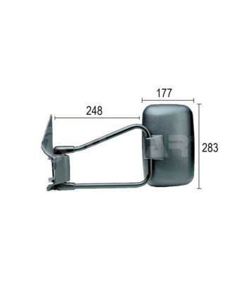 RETROVISORI MANUALE DX MERCEDES-BENZ SPRINTER 2 6 1995-2006 (W901/W905) 2008 1941 OEM A0018110433