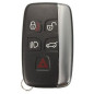 GUSCI PER CHIAVI NERO CON BORDO ARGENTO 4+2 LAND ROVER DISCOVERY (L319) 2005 2014