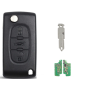 GUSCIO CHIAVE COMPLETO (NE73) ID46 433MHZ PEUGEOT 206 (2A/2C/2D/2E/2K) 1998 2009