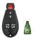 GUSCIO CHIAVE COMPLETO 5 ID46 433MHZ CHRYSLER VOYAGER 2004 2008