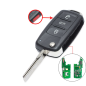 GUSCIO CHIAVE COMPLETO ID46 433MHZ VOLKSWAGEN GOLF III (1H1/1H5) 1992 1998