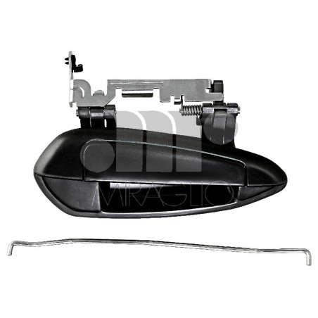 MANIGLIA PORTA EST IN PLASTICA NERO ANT DX FIAT GRANDE PUNTO (199) 2005 2012 OEM 735276364