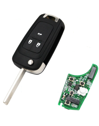 GUSCIO CHIAVE COMPLETO 3 (HU100) ID46 433MHZ CHEVROLET AVEO H/B-L/B 2008 2012