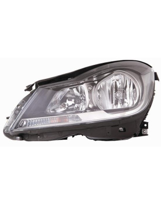 FARO FANALE PROIETTORE SX 2H7 NERA MERCEDES-BENZ C CLASS (W204) 2011 2014 OEM A2048209559