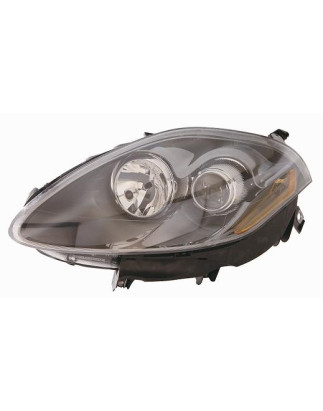 FARO FANALE PROIETTORE SX 2H1 NERA FIAT BRAVO (198) 2007 2014 OEM 51816979