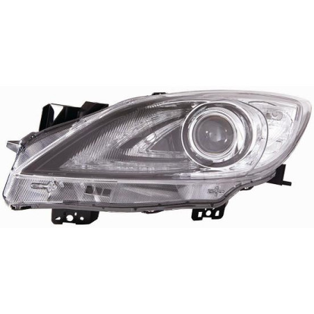 FARO FANALE PROIETTORE SX XENON NERA MAZDA 3 SDN-H/B (BL/BK) 2008 2013 OEM BBP351041H