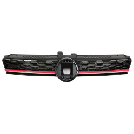 GRIGLIE RADIATORE NERA ROSSA VOLKSWAGEN GOLF VII (BQ) 2016 2019 OEM 5G0853651CMCEE