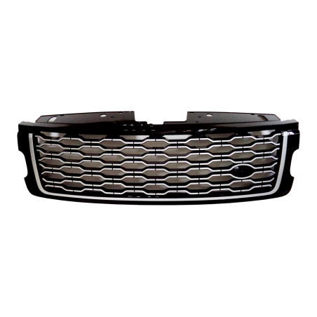 GRIGLIE RADIATORE NERA LUCIDA/ARGENTO LAND ROVER RANGE ROVER (L405) 2019 2021 OEM LR098080