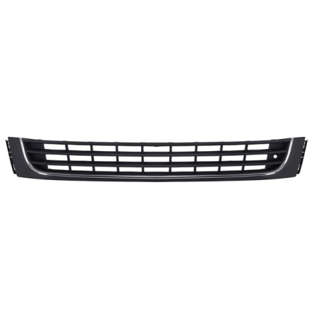 GRIGLIE PARAURTI ANT CENTRALE NERA CROMATA VOLKSWAGEN AMAROK P/U (S6/S7) 2010 2016 OEM 2HH8536779B9