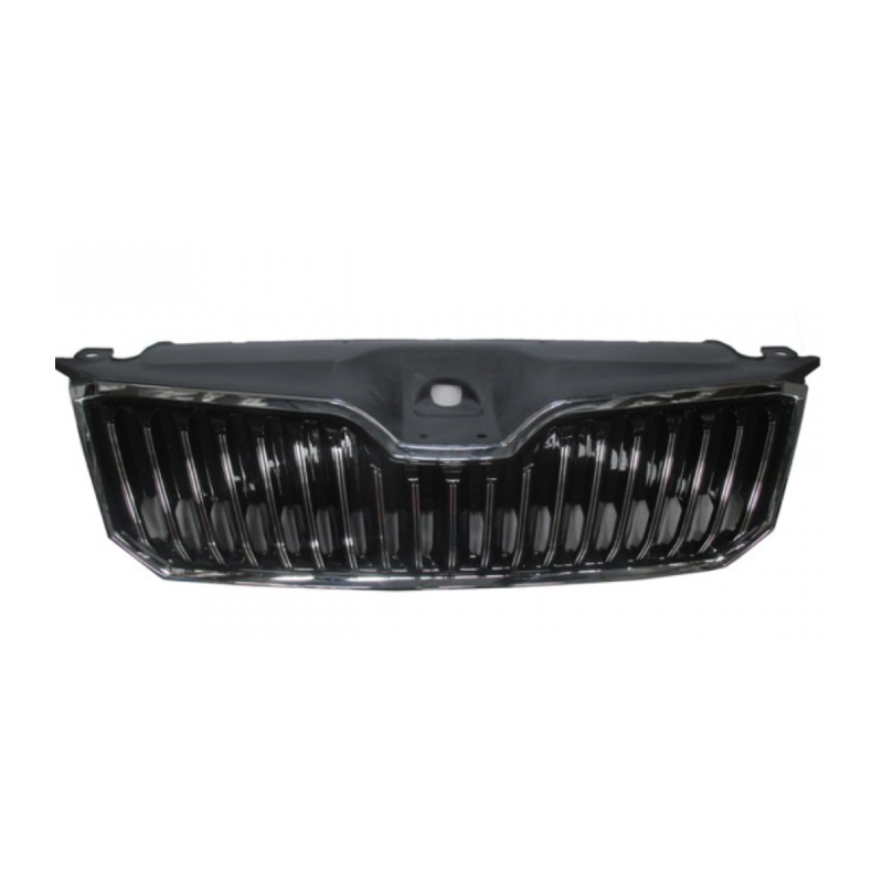 GRIGLIE PARAURTI ANT NERA CROMATA SKODA SUPERB (3V3/3V5) 2015 2019 OEM 3V0853653AFOD