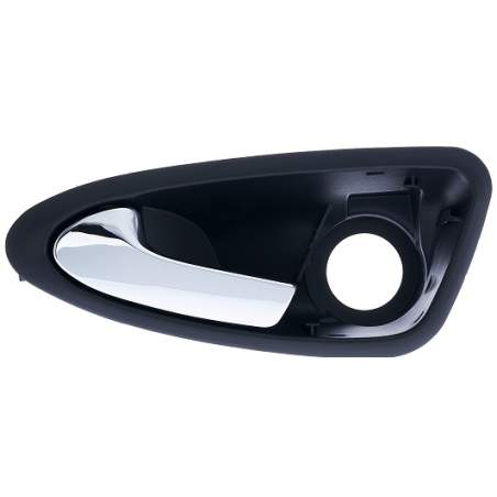 MANIGLIA APRIPORTA INTERNA C/FORO NERA C/LEVA CROMATA ANT SX SEAT IBIZA (6J5/6P1) 2008 2012 OEM 6J1837113A