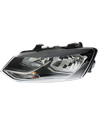 FARO FANALE PROIETTORE SX H7,H7 NERA VOLKSWAGEN POLO (6C1) 2014 2017 OEM 6C1941005