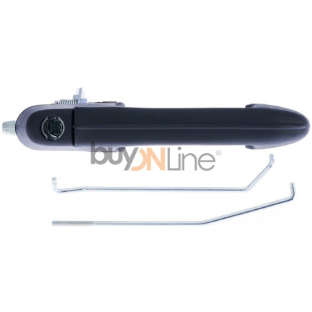 MANIGLIA PORTA EST SENZA BLOCCHETTO IN PLASTICA NERO ANT SX FIAT MAREA (185) 1996 2007 OEM 713675099