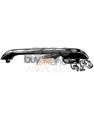 MANIGLIA PORTA EST SENZA BLOCCHETTO ANT SX AUDI 100 (443/444/445/446) 1982 1990 OEM 443837207
