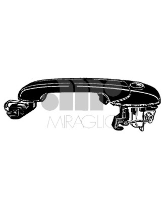 MANIGLIA PORTA EST SENZA CHIAVE ANT DX/SX VOLKSWAGEN POLO (6N2) 1999 2001 OEM 6K0837207C01C