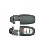 GUSCI PER CHIAVI NERO CON TASTI ARGENTO 3+1 AUDI A4 (8KH/8K2/8K5) 2007 2011